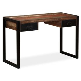 Desk with 2 Drawers Solid Reclaimed Wood 47.2"x19.7"x29.9"