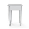 Mirrored Nightstand Bedroom Side Table Morden Sofa End Tables Silver