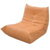 [VIDEO provided] [New] Comfy Oversized Lazy Sofa, Modern Armless Lounge Chair with Backrest Retro Single-Seat , 100% Sponge-Filled Sofa for Living Roo