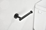 Bathroom Hardware Set, 6-Piece Bath Accessories Set Wall Mount Includes 17/23" Towel Bar,Toilet Paper Holder,Towel Ring, 2 Hooks SUS304 Stainless Stee