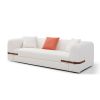 Modern Sofa Couch Ergonomics Design sofa for Living Room Bedroom, Apartment, 3 Seat Sofa,Beige