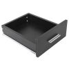 High-quality Integrated Melamine Board Computer Desk with Drawer Black RT