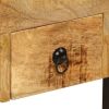 Desk with 2 Drawers 43.3"x19.7"x30.3" Solid Mango Wood