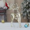 1pc, Wrought Iron Elk Ornament, Very Suitable For Home Decoration, Under The Christmas Tree, Front Desk, Window Display, Desktop, Shopping Mall And Ot