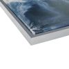 Blue Lagoon 2 Abstract 2-piece Framed Canvas Wall Art Set