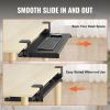 VEVOR Keyboard Tray Under Desk, Pull out Keyboard/Mouse Tray Under Desk with Sturdy No-drill C Clamp Mount, Large 26.8 x 11 inch Slide-out Computer Dr