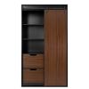 2023 New Design Wood Home Bedroom Furniture Sets King Size Wardrobes Dresser Clothes Closetr with Drawer