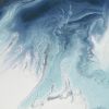 Blue Lagoon 2 Abstract 2-piece Framed Canvas Wall Art Set