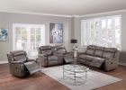 Contemporary Manual Motion Sofa 1pc Couch Living Room Furniture Dark Coffee Breathable Leatherette