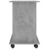 Computer Desk Concrete Gray 31.5"x19.7"x29.5" Engineered Wood