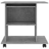 Computer Desk Concrete Gray 31.5"x19.7"x29.5" Engineered Wood