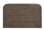 Antique White and Brown-Gray Finish1pc Nightstand of Drawers Black Knobs Traditional Design Bedroom Furniture