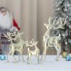 1pc, Wrought Iron Elk Ornament, Very Suitable For Home Decoration, Under The Christmas Tree, Front Desk, Window Display, Desktop, Shopping Mall And Ot