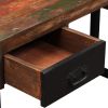 Desk with 2 Drawers Solid Reclaimed Wood 47.2"x19.7"x29.9"