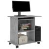 Computer Desk Concrete Gray 31.5"x19.7"x29.5" Engineered Wood