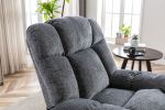 Electric Power Recliner Chairs with USB Charge Port, Electric Reclining Recliner with Upholstered Seat, Overstuffed Reclining Sofa Recliner for Living