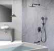 Tub Shower Faucets Sets Complete Bathtub Faucet Set Brushed Nickel Bathtub Shower System with Tub Spout, Bathroom Tub and Shower Faucet Combo Trim Kit
