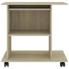 Computer Desk Sonoma Oak 31.5"x19.7"x29.5" Engineered Wood