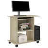 Computer Desk Sonoma Oak 31.5"x19.7"x29.5" Engineered Wood