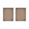 Silver Glimmer Heavily Embellished 2-piece Canvas Wall Art Set