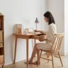 Desk 100% solid wood natural wood computer desk study desk oak natural wood PC desk work desk dressing table slim solid wood with drawer simple work f