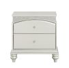 ACME Maverick Nightstand, Platinum 21803