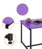 GT 3 Piece Violet Carbon Fiber Wrap Coffee Table and End Table Set