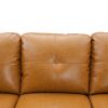 Ginger Faux Leather Living Room Sofa