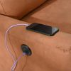 Electric Power Recliner Chair, Reclining Chair for Bedroom Living Room,Small Recliners Home Theater Seating, with USB Charging Ports,Recliner for smal