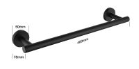 Bathroom Hardware Set, 6-Piece Bath Accessories Set Wall Mount Includes 17/23" Towel Bar,Toilet Paper Holder,Towel Ring, 2 Hooks SUS304 Stainless Stee