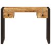 Desk with 2 Drawers 43.3"x19.7"x30.3" Solid Mango Wood