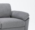 Contemporary Living Room 1pc Dark Gray Color Sofa with Metal Legs Plywood Casual Style Furniture