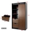 2023 New Design Wood Home Bedroom Furniture Sets King Size Wardrobes Dresser Clothes Closetr with Drawer