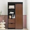 2023 New Design Wood Home Bedroom Furniture Sets King Size Wardrobes Dresser Clothes Closetr with Drawer