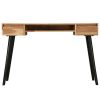 Writing Table Solid Acacia Wood 46.5"x17.7"x29.9"