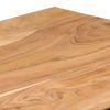 Writing Table Solid Acacia Wood 46.5"x17.7"x29.9"