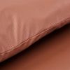 PU Leather Accent Arm Chair Modern Upholstered Armchair with Metal Frame Extra-Thick Padded Backrest and Seat Cushion Sofa Chairs for Living Room ( Br