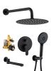 Tub Shower Faucets Sets Complete Bathtub Faucet Set Brushed Nickel Bathtub Shower System with Tub Spout, Bathroom Tub and Shower Faucet Combo Trim Kit