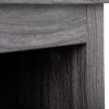 Set of 2 Nightstand for Bedroom Living Room, 1-Drawer Wooden End Table Bedside Table, Home&Kitchen Storage Cabinet - Cement Gray