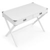 Computer Desk with Storage,Solid Wood Desk with Drawers, Modern Study Table for Home Office,Small Writing,