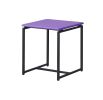 GT 3 Piece Violet Carbon Fiber Wrap Coffee Table and End Table Set