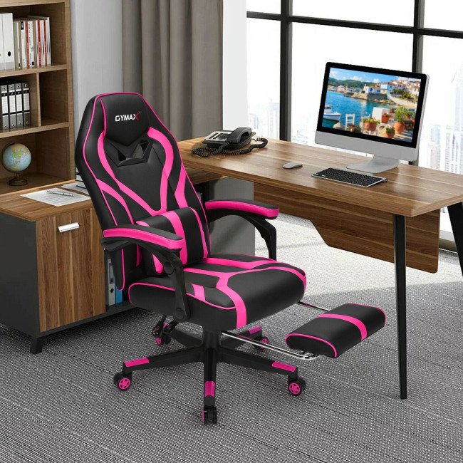 Computer Massage Gaming Recliner Chair with Footrest Computer Massage Gaming Recliner Chair with Footrest