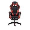 PU gaming chair, swivel recliner with adjustable backrest and seat height, high back gaming chair with footrest, office chair with 360¬∞ swivel, suita