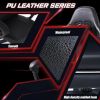 Video Game Chairs for Adults, PU Leather Gaming Chair with Footrest, 360¬∞Swivel Adjustable Lumbar Pillow Gamer Chair, Comfortable Computer Chair for
