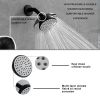 Aquacubic Shower Faucets Sets, Tub and Shower Trim Kit with Pressure Balance Valve, Single Handle Trim Kit with 4 Inch Shower Head, Tub Spout with Div