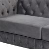 64" Velvet Upholstered Loveseat Sofa; Modern Loveseat Sofa with Thick Removable Seat Cushion; 2-Person Loveseat Sofa Couch for Living Room; Bedroom; o