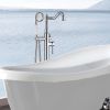 Freestanding Bathtub Faucet with Hand Shower