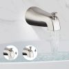 Aquacubic Shower Faucets Sets, Tub and Shower Trim Kit with Pressure Balance Valve, Single Handle Trim Kit with 4 Inch Shower Head, Tub Spout with Div