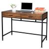 Old Wood Table with Two Small Drawers and Two Large Drawers ,Computer Desk  Used For Study Desk XH