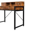 Old Wood Table with Two Small Drawers and Two Large Drawers ,Computer Desk  Used For Study Desk XH
